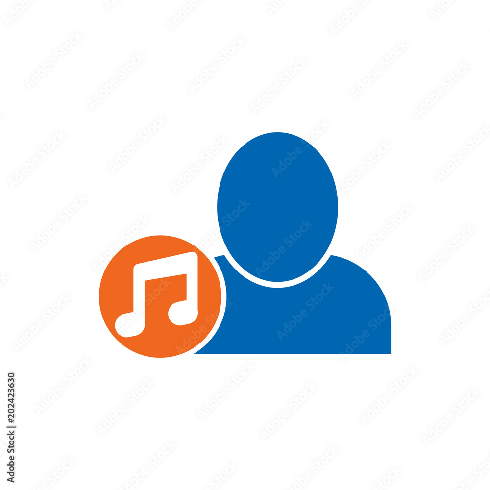 User Music Icon Design