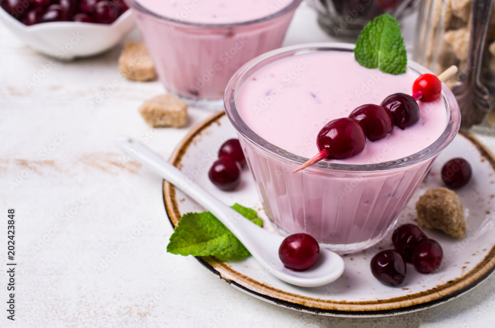 Cold dairy pink soup Cold dairy pink soup
