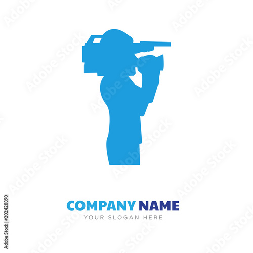 cameraman company logo design