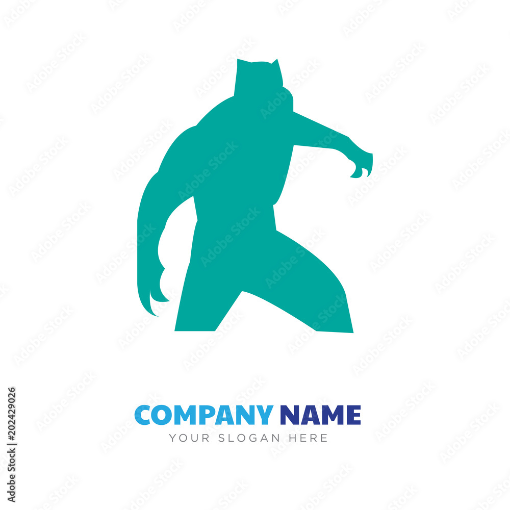 black panther company logo design black panther company logo design