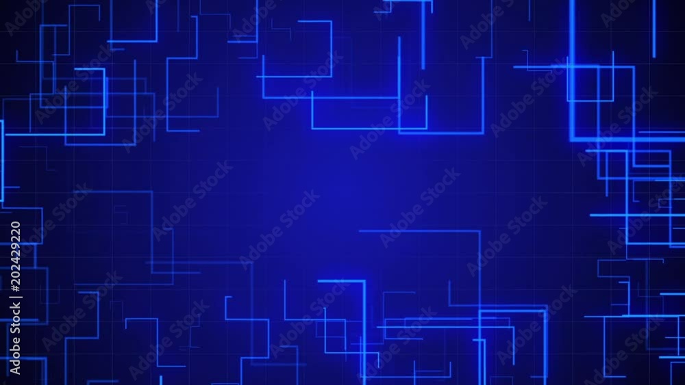 blue technology background Stock Video | Adobe Stock
