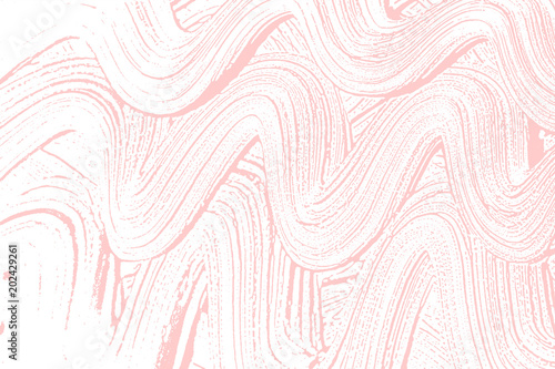 Natural soap texture. Alluring millenial pink foam trace background. Artistic fair soap suds. Cleanliness, cleanness, purity concept. Vector illustration.