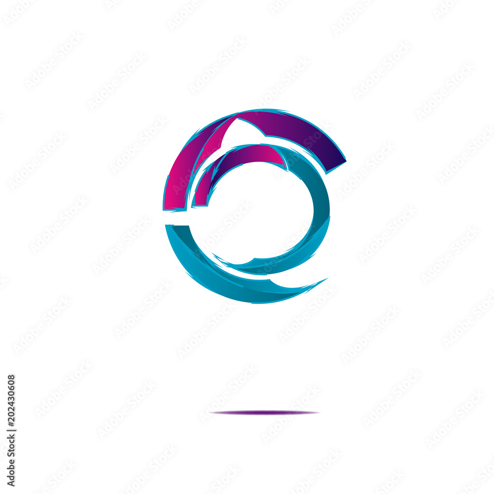 abstract circle illustration vector for icon logo symbol branding isolated abstract circle illustration vector for icon logo symbol branding isolated