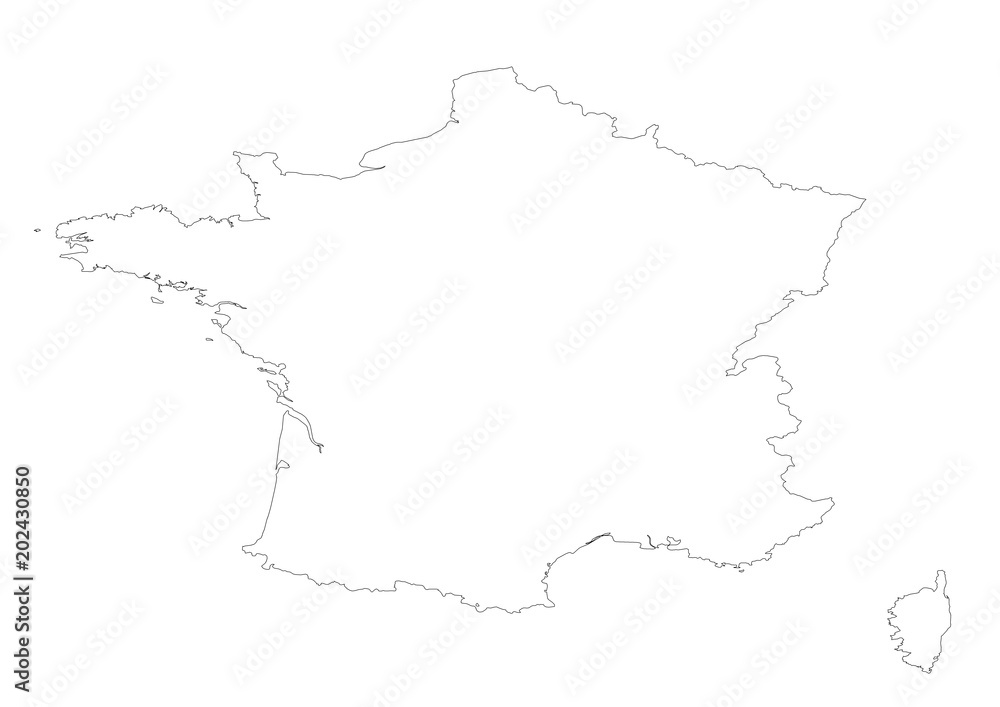 CONTOUR OF THE COUNTRY FRANCIA CONTOUR OF THE COUNTRY FRANCIA