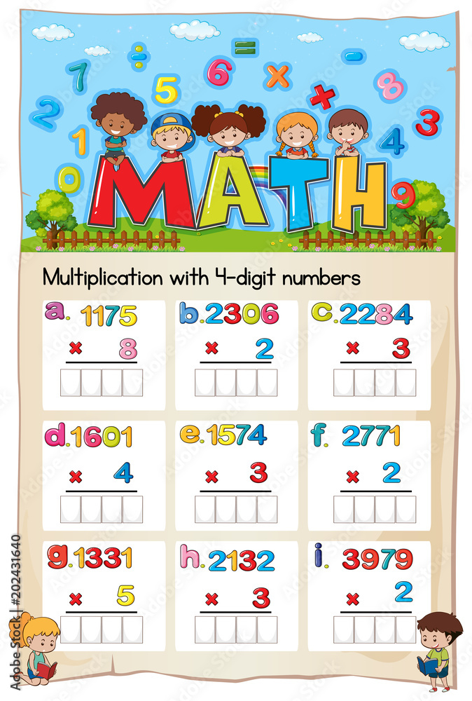 Mathematics Worksheet Multiplication Number Chapter Mathematics Worksheet Multiplication Number Chapter