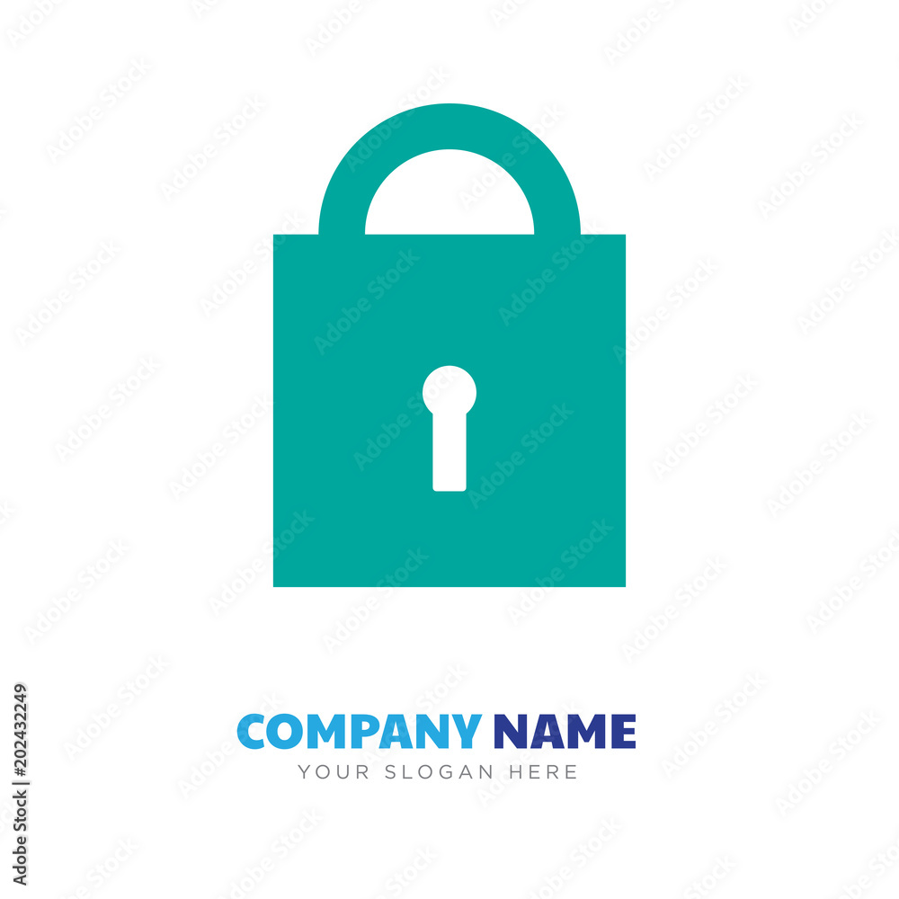 locked company logo design locked company logo design