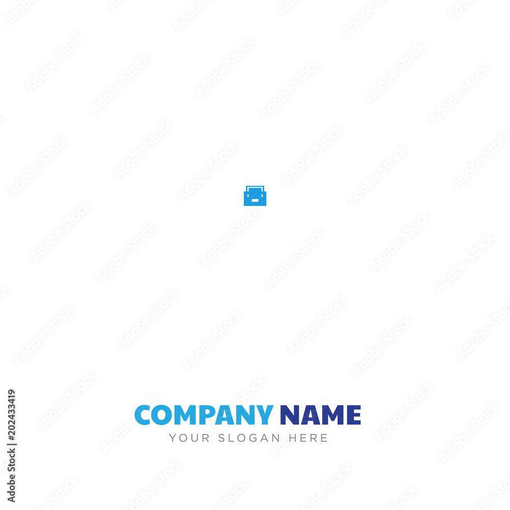 Handbag of female company logo design Handbag of female company logo design