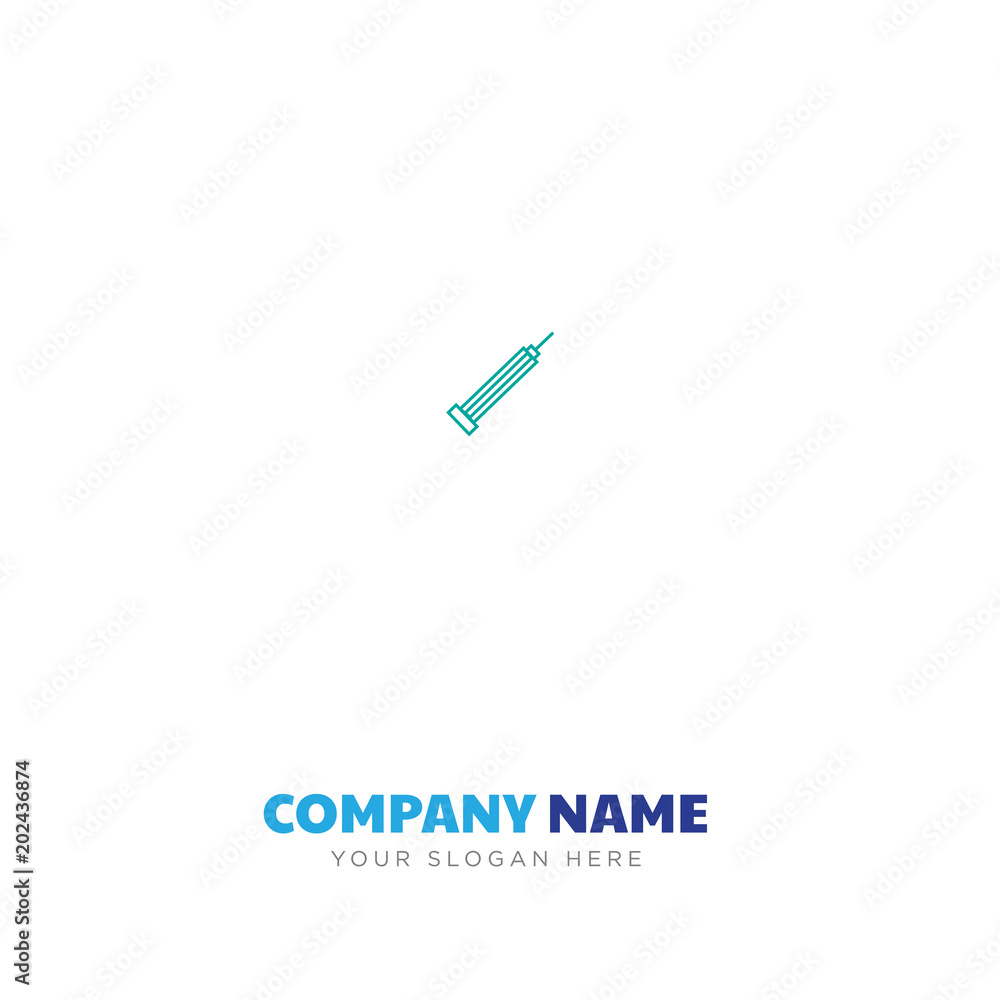 injection company logo design injection company logo design