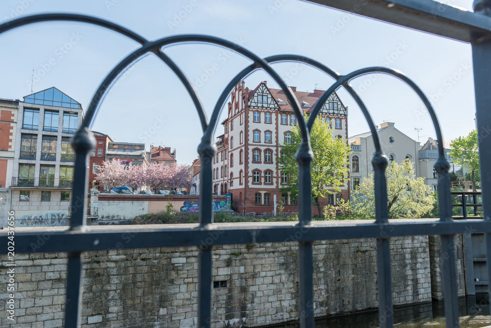 Fototapeta premium Opolska młynówka wenecja