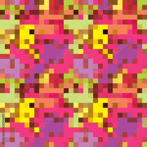 Seamless repeating mosaic colored background