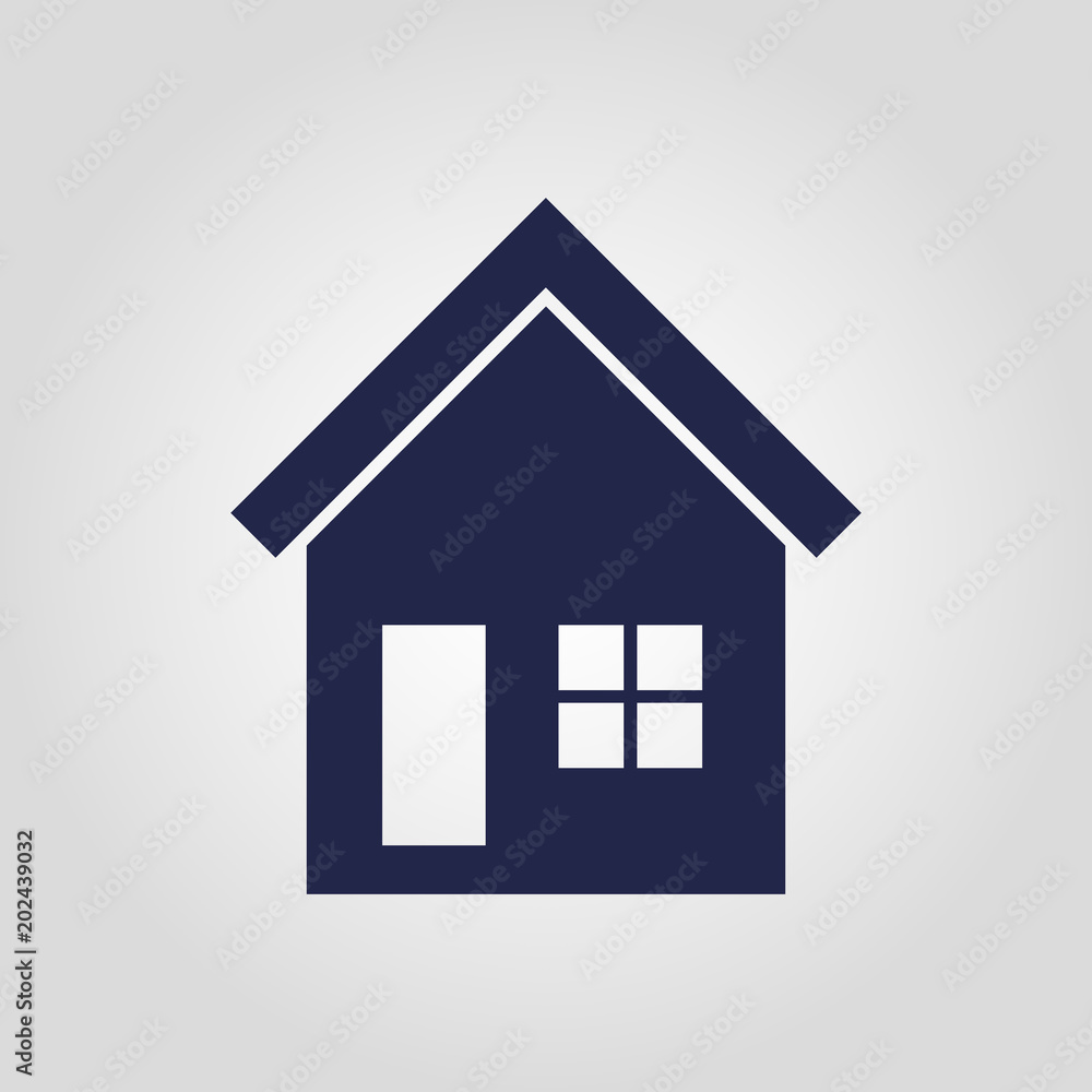 House isolated flat vector icon House isolated flat vector icon