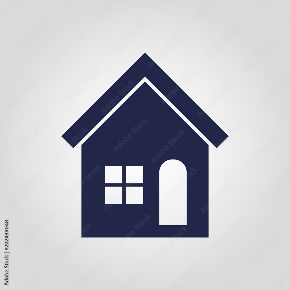 House isolated flat vector icon House isolated flat vector icon