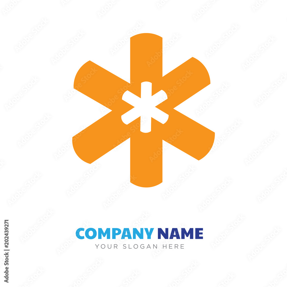Obraz premium medical company logo design
