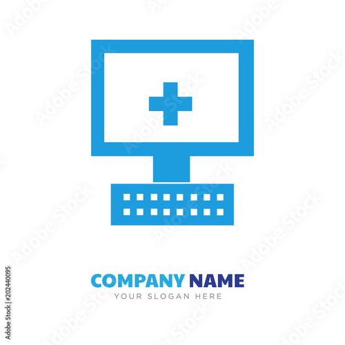 computer company logo design