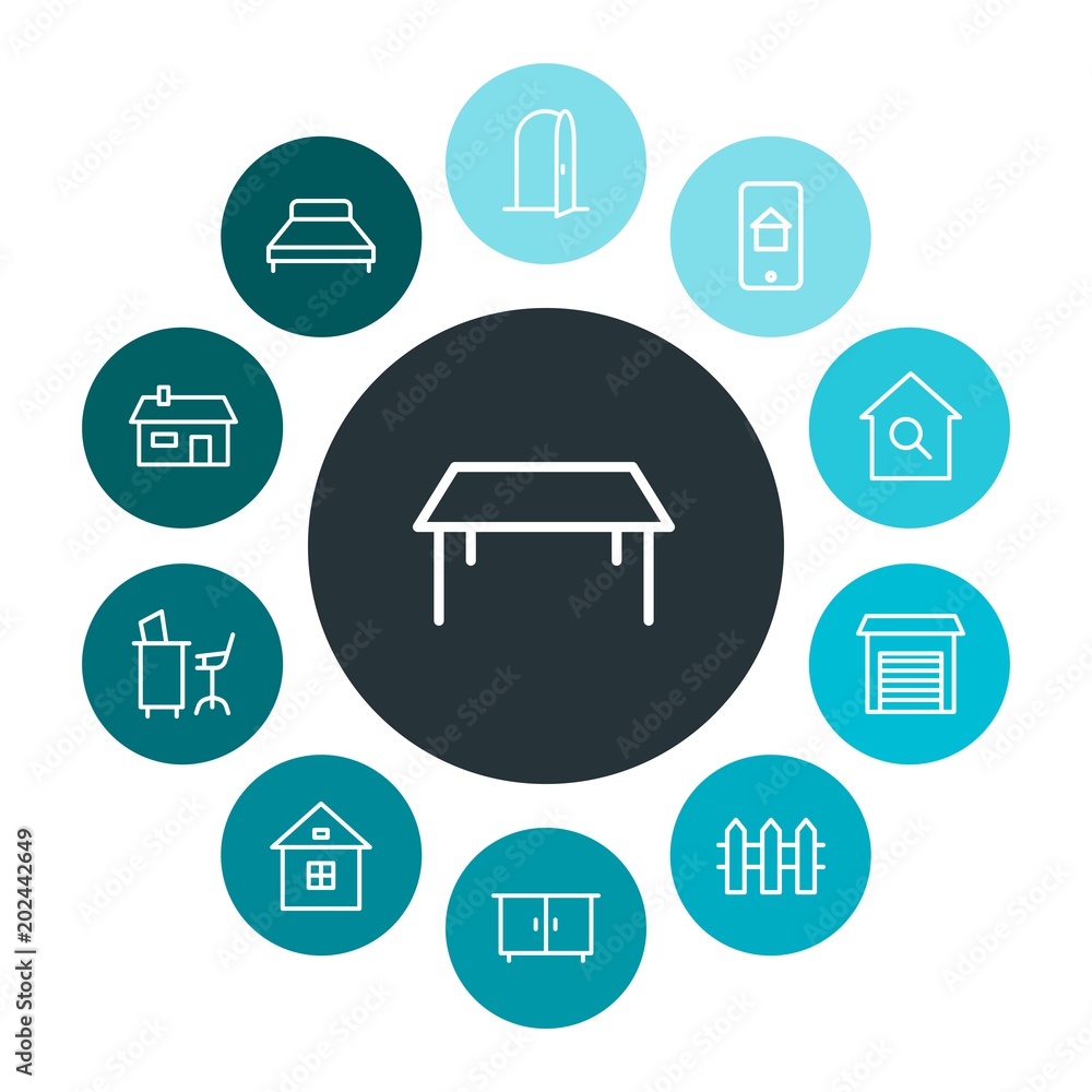 buildings, furniture Infographic Colorful outline Icons Set. Contains such Icons as factory, table, square, home, entrance, room, industrial, commercial and more. Fully Editable. Pixel Perfect buildings, furniture Infographic Colorful outline Icons Set. Contains such Icons as factory, table, square, home, entrance, room, industrial, commercial and more. Fully Editable. Pixel Perfect