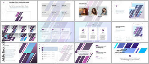 Minimal presentations, portfolio templates. Simple elements on white background. Brochure cover vector design. Presentation slides for flyer, leaflet, brochure, report, marketing, advertising