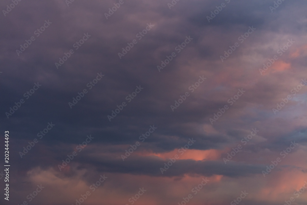 sunset cloudscape background 
