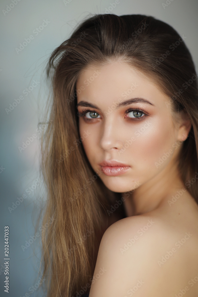Portrait of a beautiful young woman Portrait of a beautiful young woman