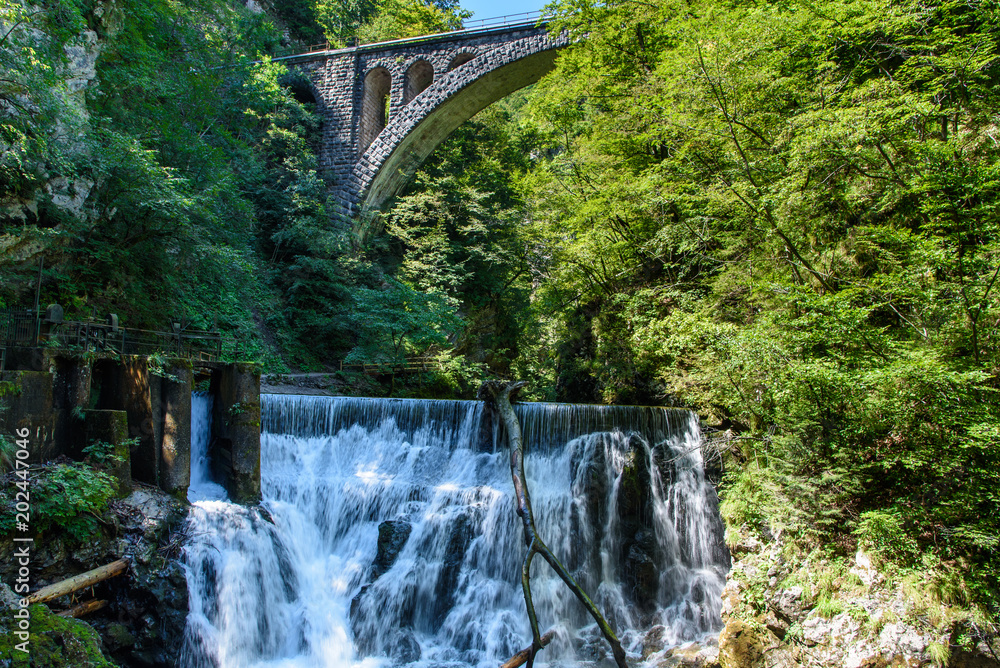 Vintgar Gorge. Slovenia Vintgar Gorge. Slovenia