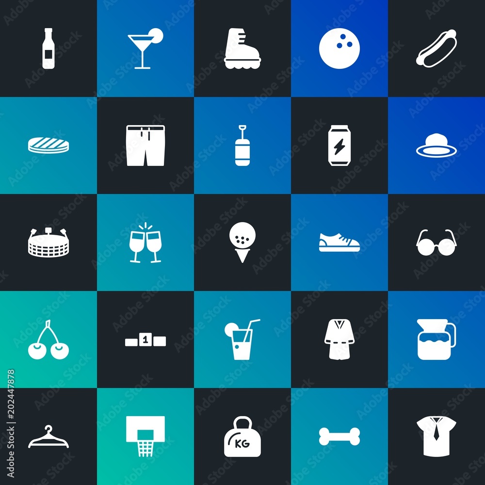 Modern Simple Set of food, clothes, sports, drinks Vector fill Icons. Contains such Icons as skating, shoe, fashion, toast and more on dark and gradient background. Fully Editable. Pixel Perfect. Modern Simple Set of food, clothes, sports, drinks Vector fill Icons. Contains such Icons as skating, shoe, fashion, toast and more on dark and gradient background. Fully Editable. Pixel Perfect.
