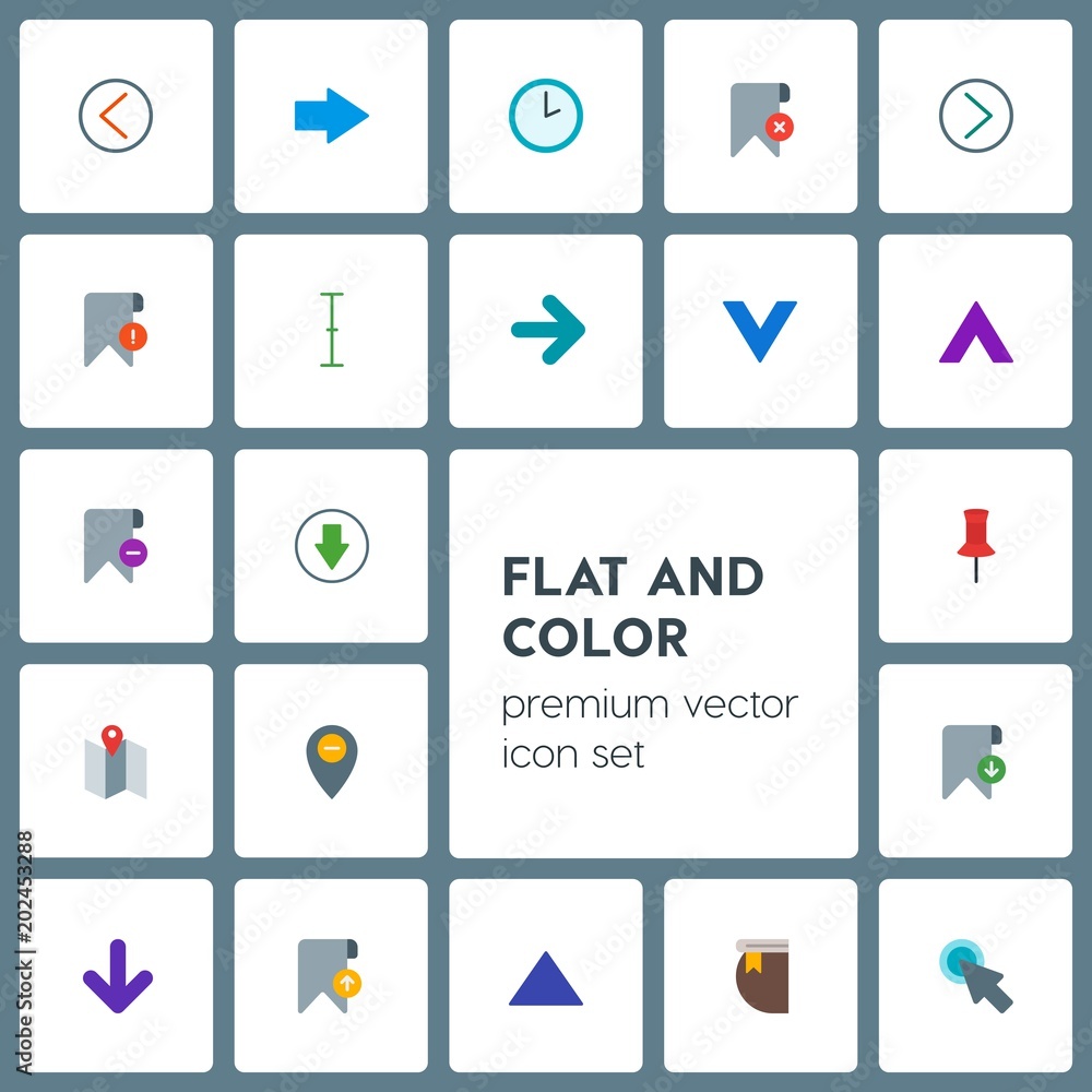 Modern Simple Set of location, arrows, cursors, bookmarks Vector flat Icons. Contains such Icons as remove, round, down, pin, error, map and more on grey background. Fully Editable. Pixel Perfect Modern Simple Set of location, arrows, cursors, bookmarks Vector flat Icons. Contains such Icons as remove, round, down, pin, error, map and more on grey background. Fully Editable. Pixel Perfect