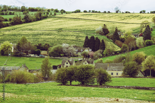 Landscape View of Countryside, Cotswold