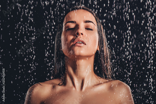 Woman in shower