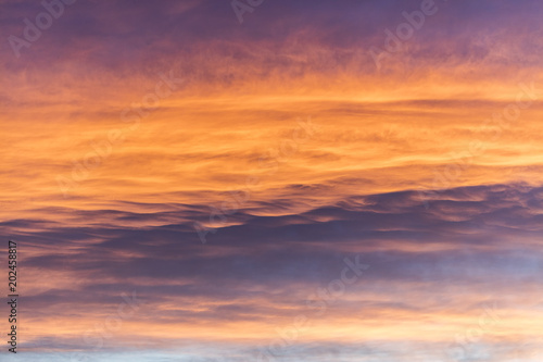 sunset clouds background © babaroga
