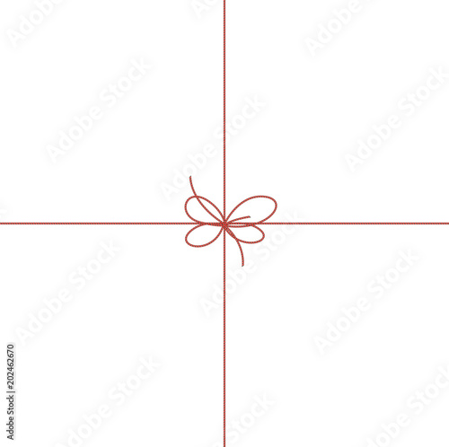 vector Rope and rope bow