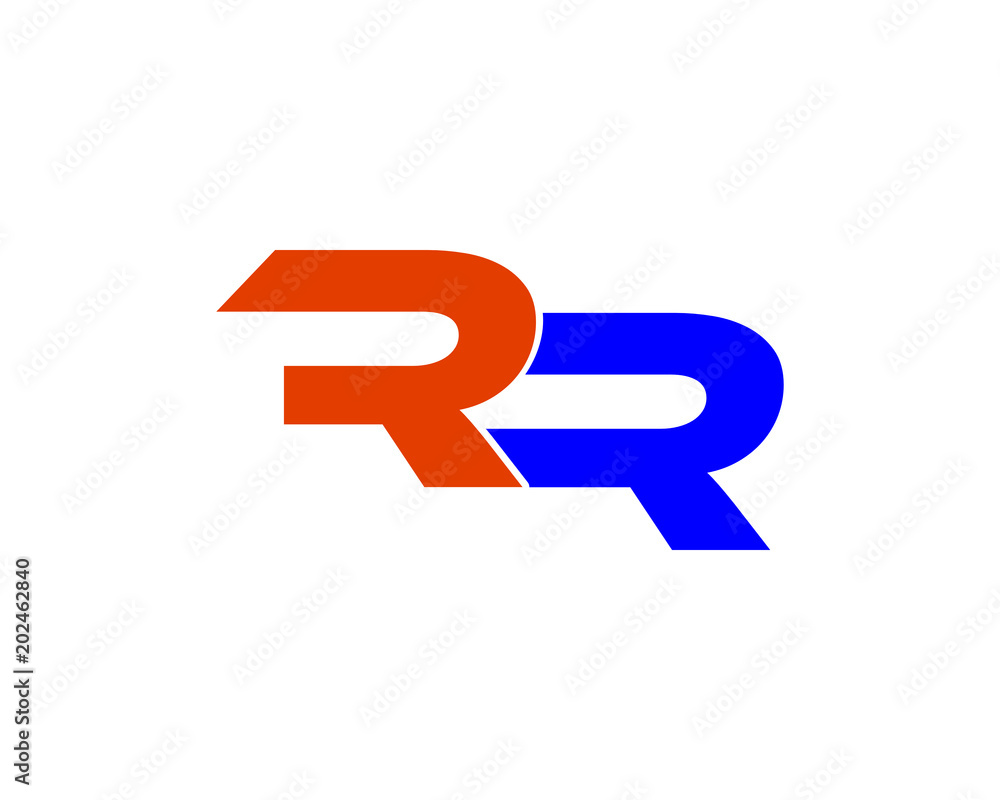 rr letter logo rr letter logo