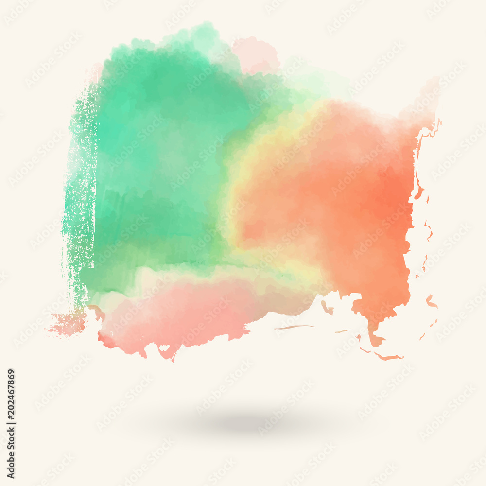 Obraz premium Abstract rainbow watercolor