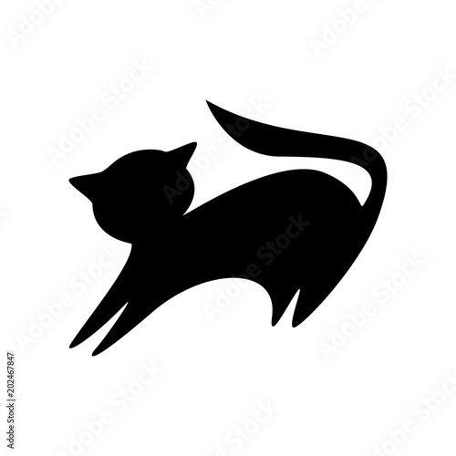 Canvas Print Cat, icon
