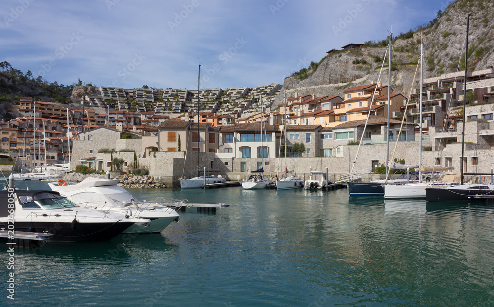 Luxury Boats in Portopiccolo near Trieste, Italy