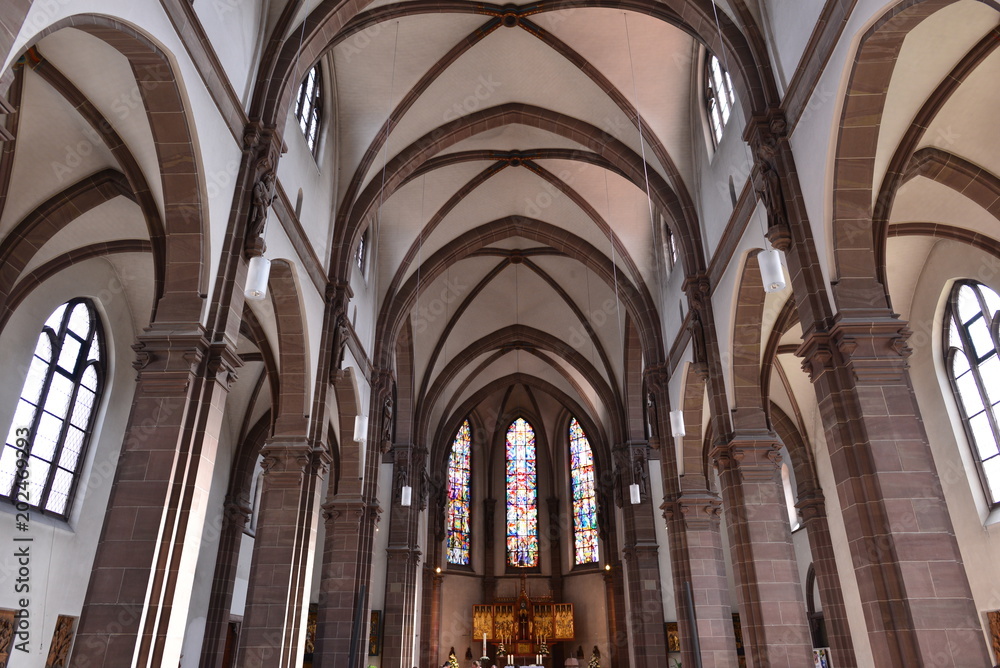 Innenansicht der Heilig-Geist-Kirche (Mannheim) 