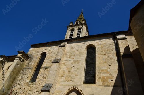 Cergy , France - april 20 2018 : church photo