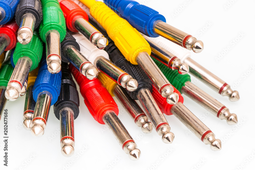 Colorful audio jacks Colorful audio jacks