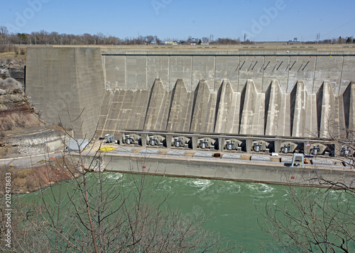 Canvas Print Robert Moses Niagara Hydroelectric Power Station in New York State