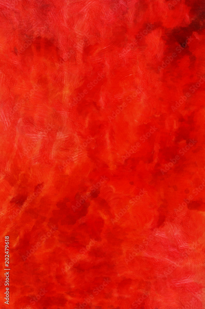 Detailed close-up red grunge abstract background. Dry brush strokes hand drawn oil painting on canvas texture. Creative pattern for graphic work, web design or wallpaper. Detailed close-up red grunge abstract background. Dry brush strokes hand drawn oil painting on canvas texture. Creative pattern for graphic work, web design or wallpaper.