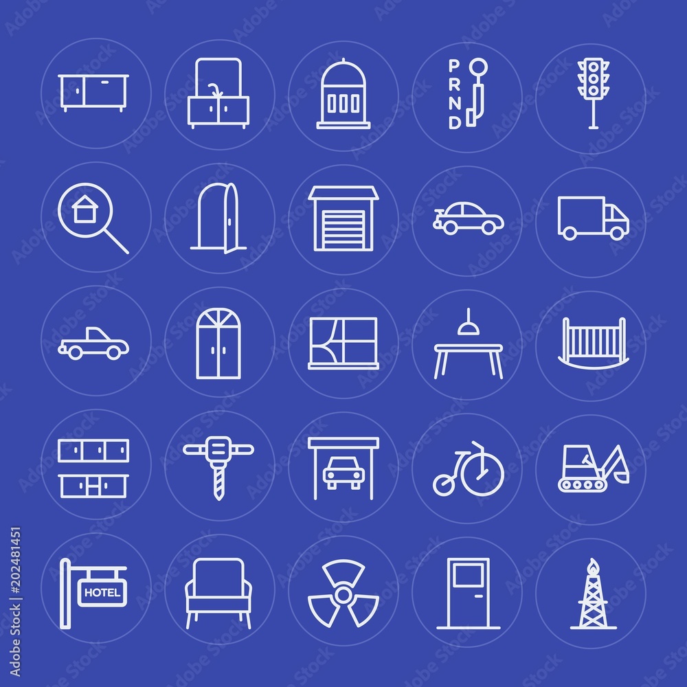 Modern Simple Set of transports, industry, buildings, furniture Vector outline Icons. Contains such Icons as door, work, entrance, arc and more on blue background. Fully Editable. Pixel Perfect. Modern Simple Set of transports, industry, buildings, furniture Vector outline Icons. Contains such Icons as door, work, entrance, arc and more on blue background. Fully Editable. Pixel Perfect.