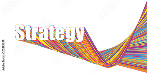 STRATEGY extruded text