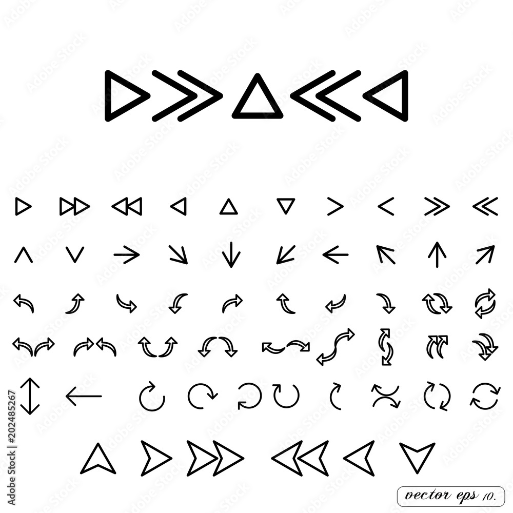 arrow vector arrow vector