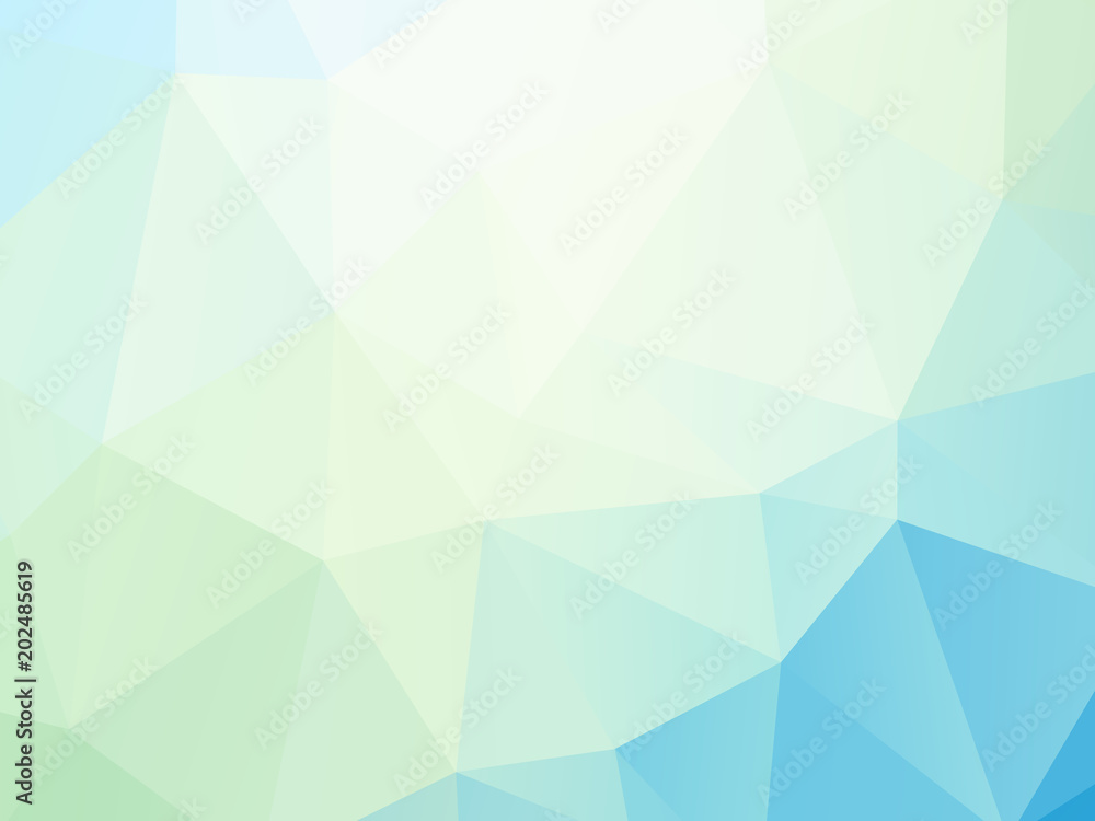 Obraz premium geometric soft green background