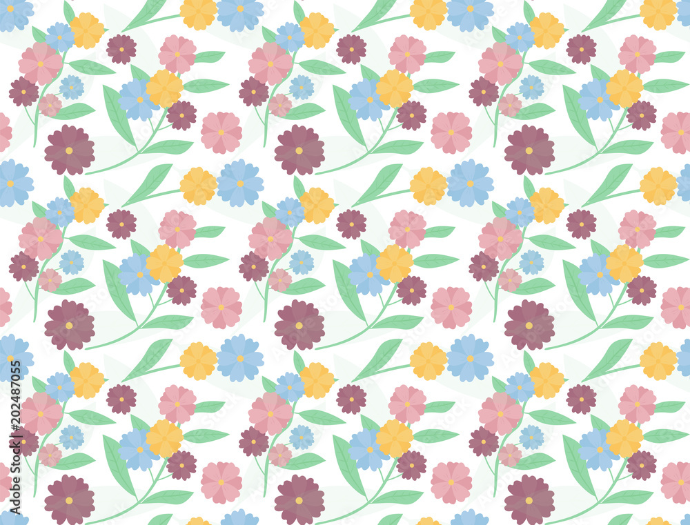 custom made wallpaper toronto digitalflower pattern background