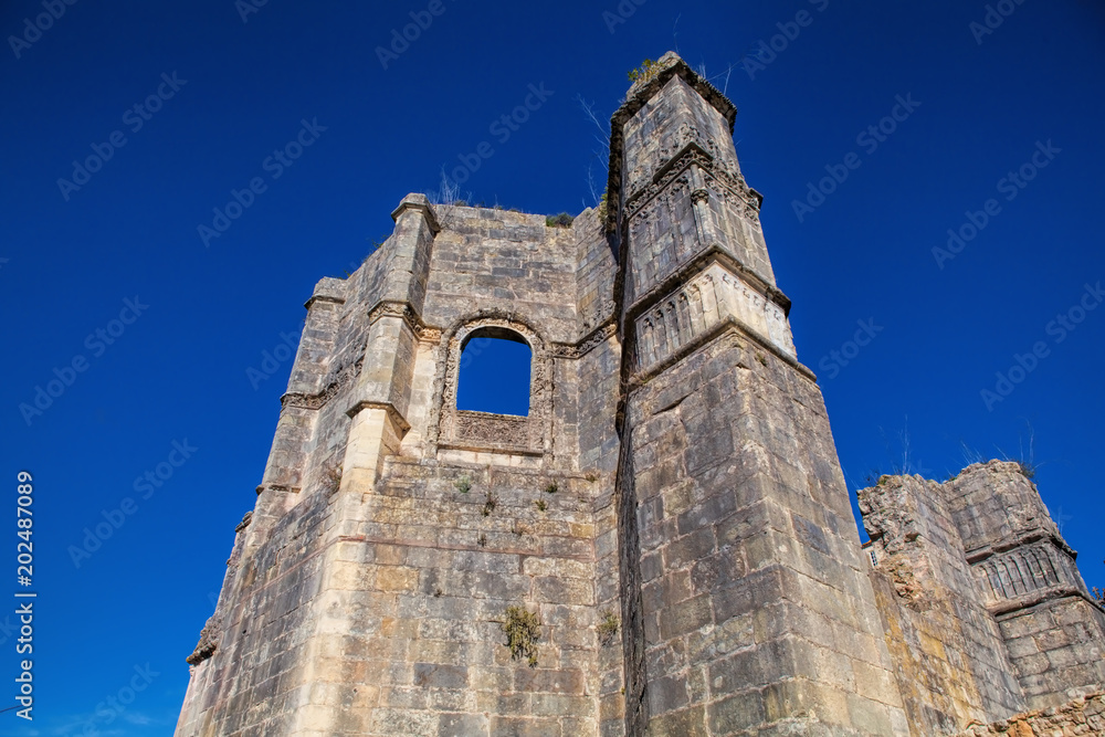12th century Templar Church at the Convent of Christ  in Tomar- Portugal