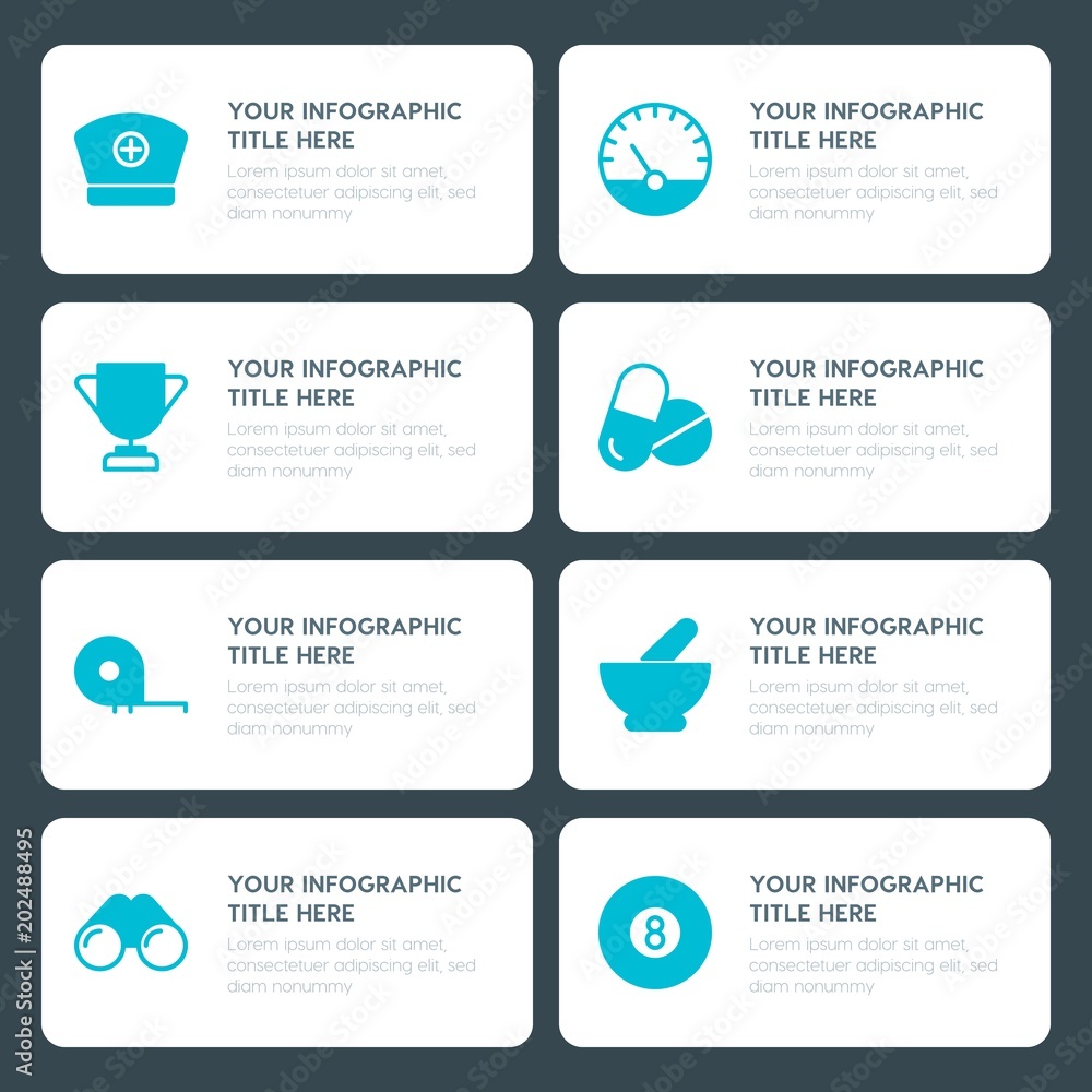 Φωτογραφία Flat health, science, sports, kids and toys infographic timeline template for pr