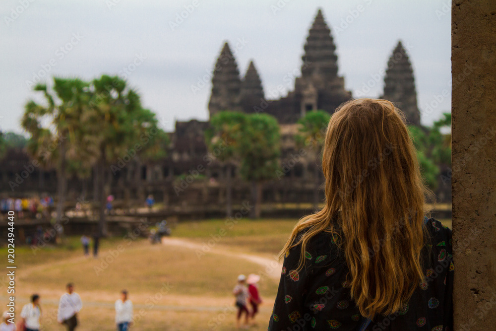 Obraz premium Angkor Wat, Angkor, Siem Reap, Cambodia