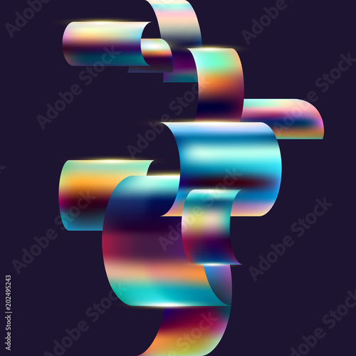  Abstract background .Fluid colorful lines.