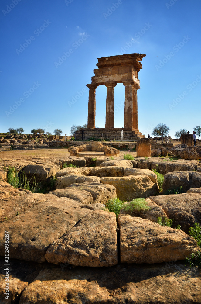 Italian destination, archeological site in Sicily, Valley of Temples