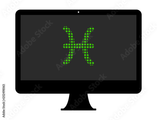 Pixel Icon PC - Sternzeichen - Fische