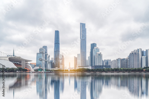 Modern city in Guangzhou  China